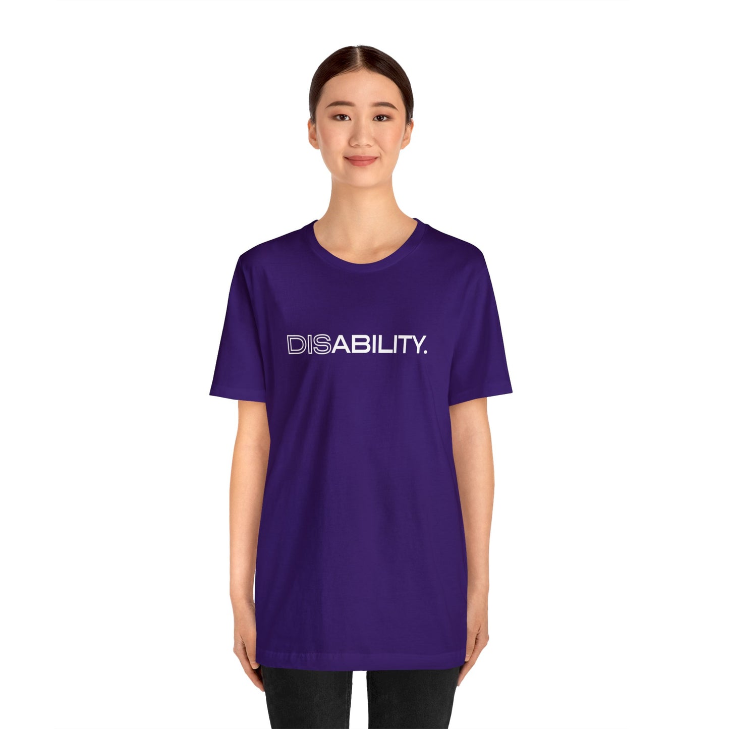 DisAbility Logo - Unisex Jersey Short Sleeve Tee