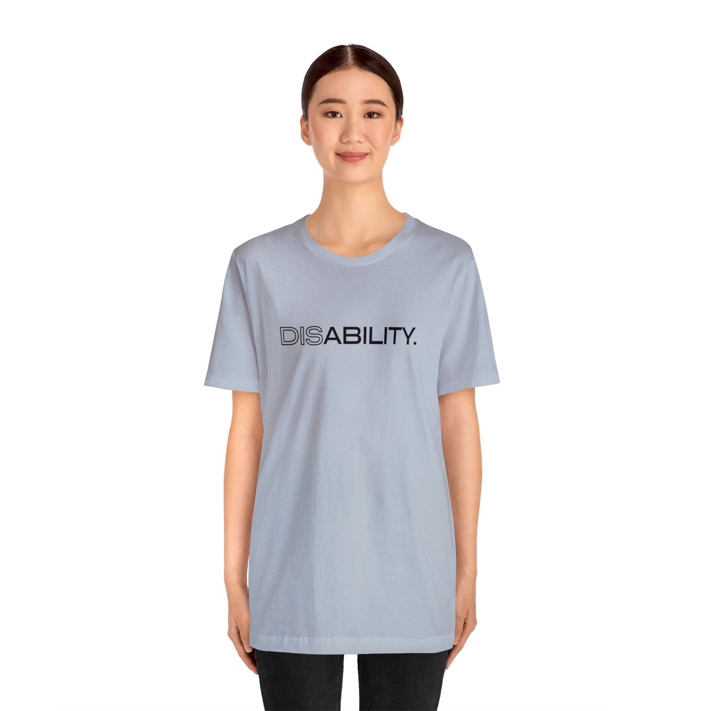 DisAbility Logo - Unisex Jersey Short Sleeve Tee