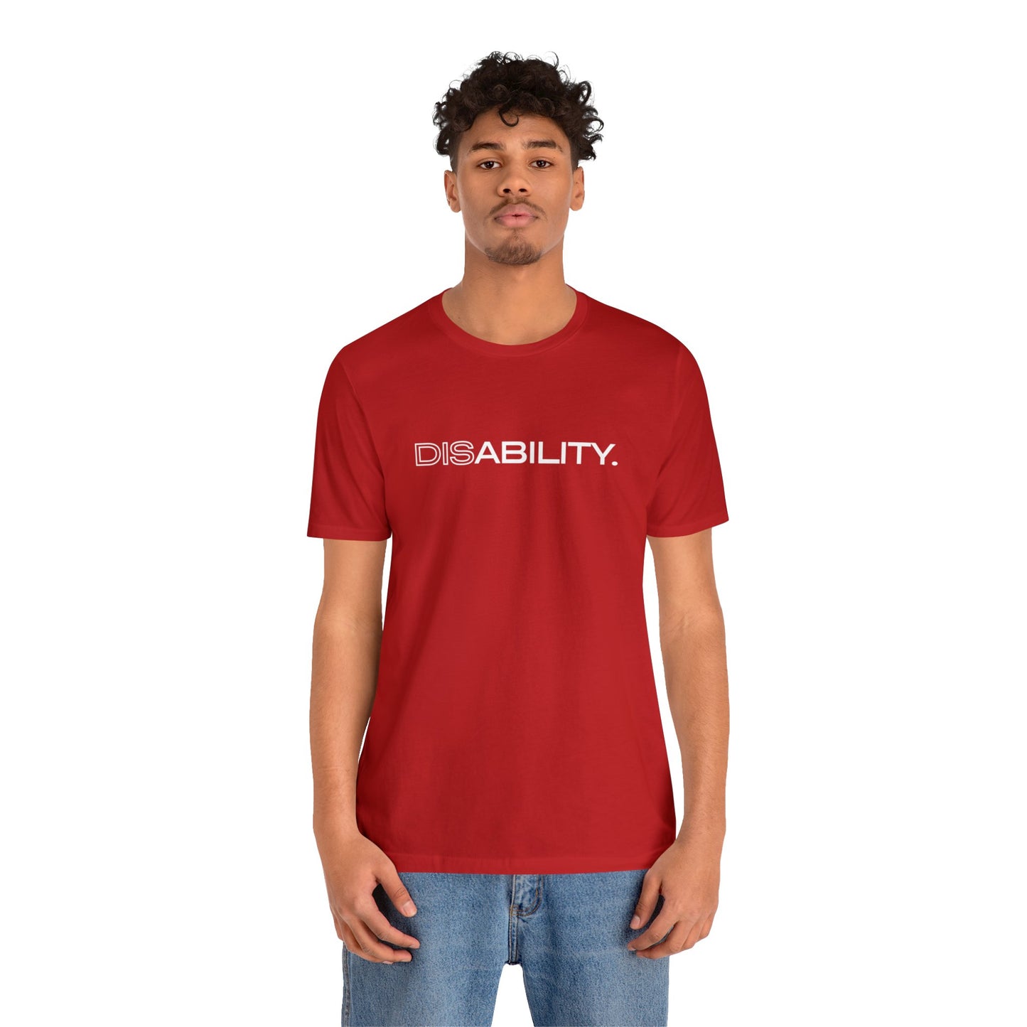DisAbility Logo - Unisex Jersey Short Sleeve Tee