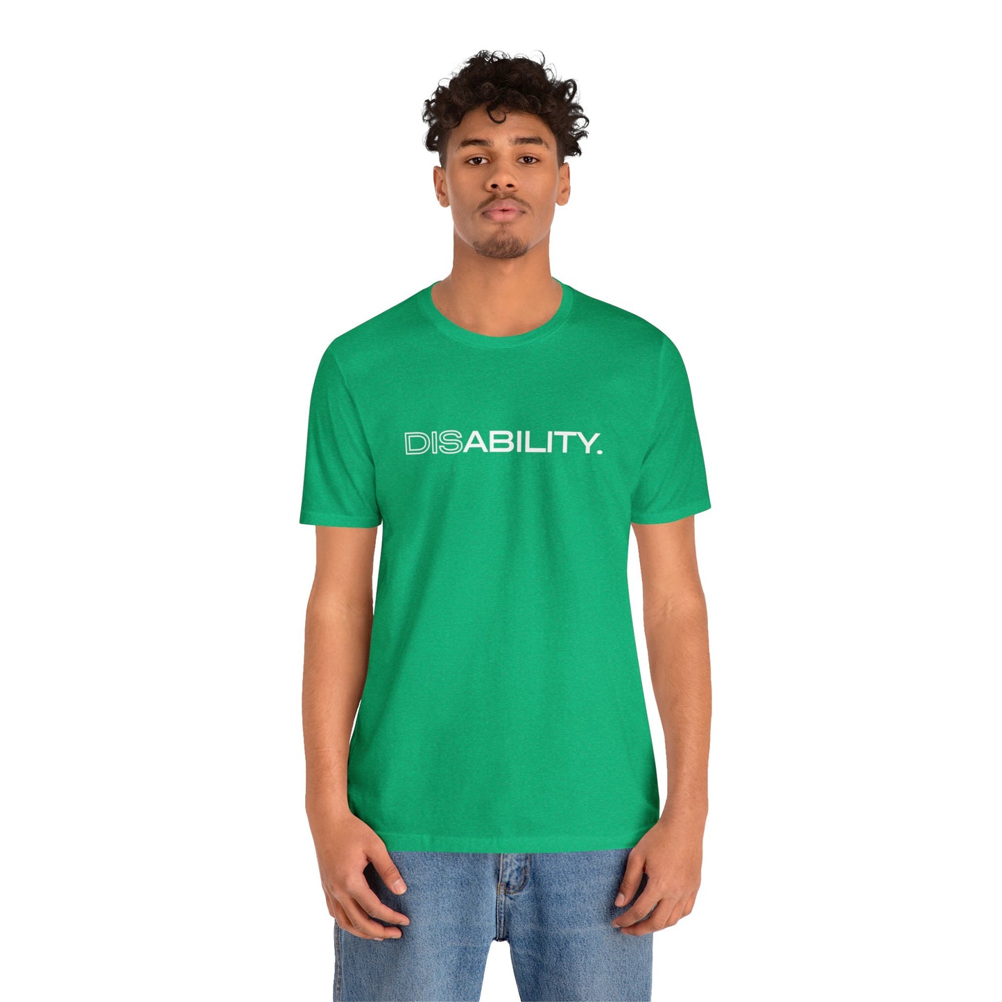 DisAbility Logo - Unisex Jersey Short Sleeve Tee