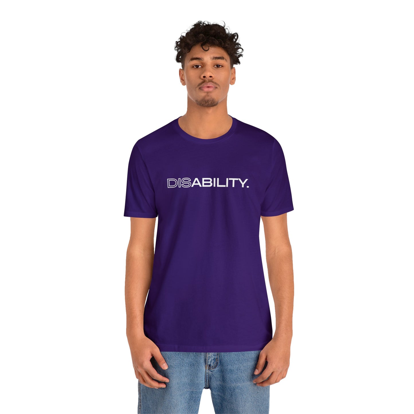DisAbility Logo - Unisex Jersey Short Sleeve Tee