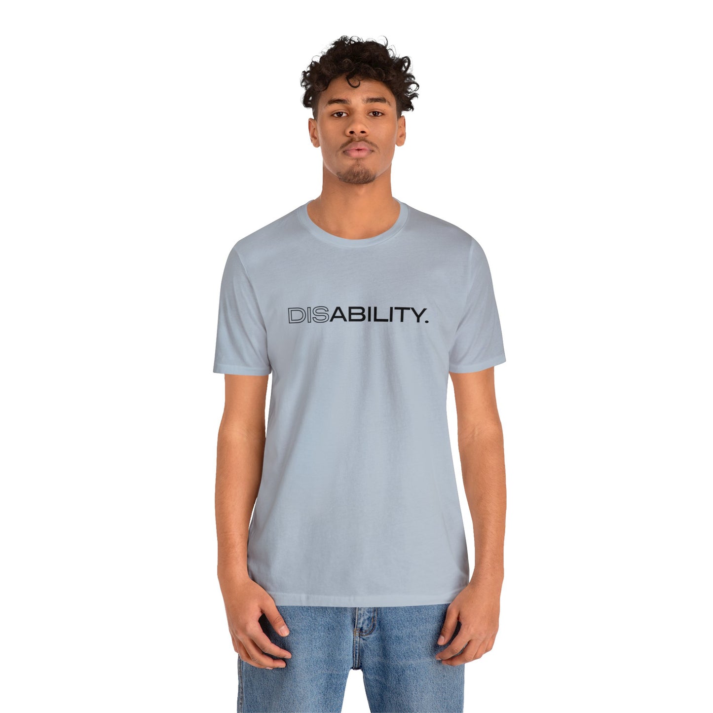 DisAbility Logo - Unisex Jersey Short Sleeve Tee