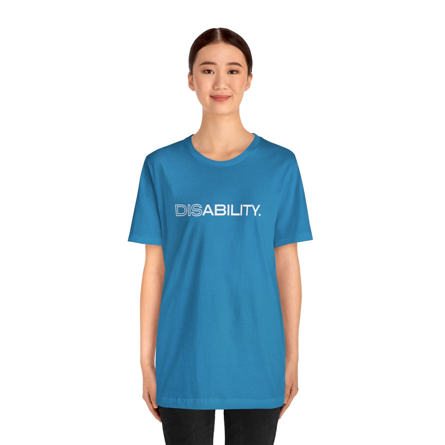 DisAbility Logo - Unisex Jersey Short Sleeve Tee
