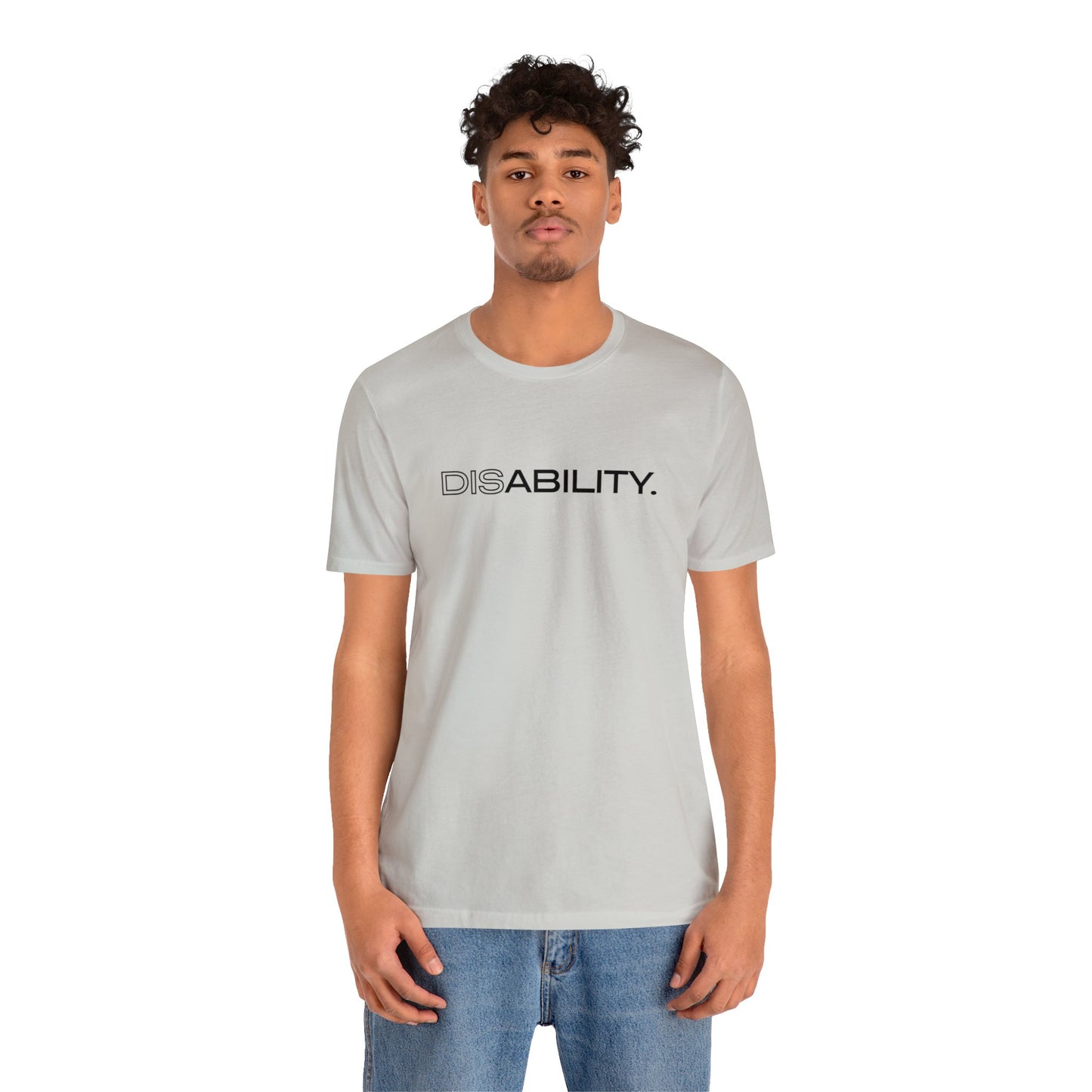 DisAbility Logo - Unisex Jersey Short Sleeve Tee