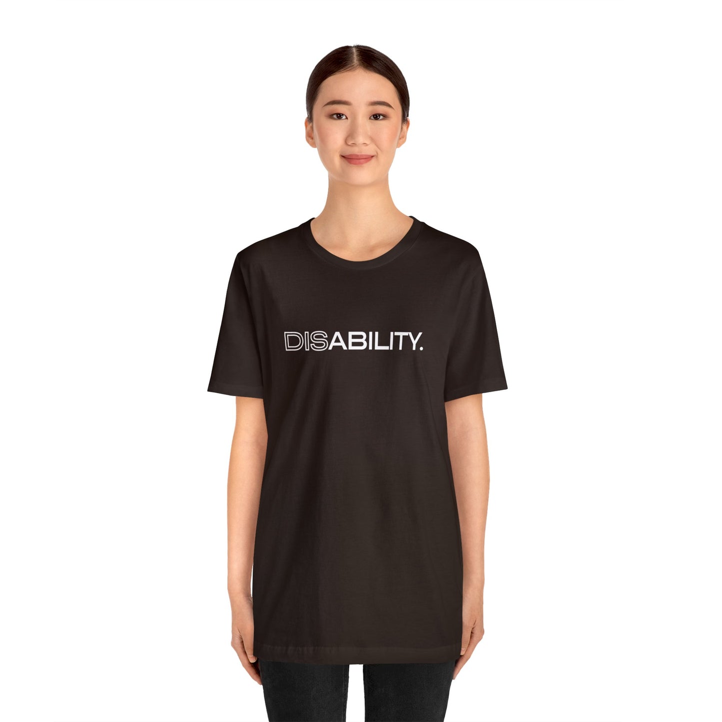 DisAbility Logo - Unisex Jersey Short Sleeve Tee
