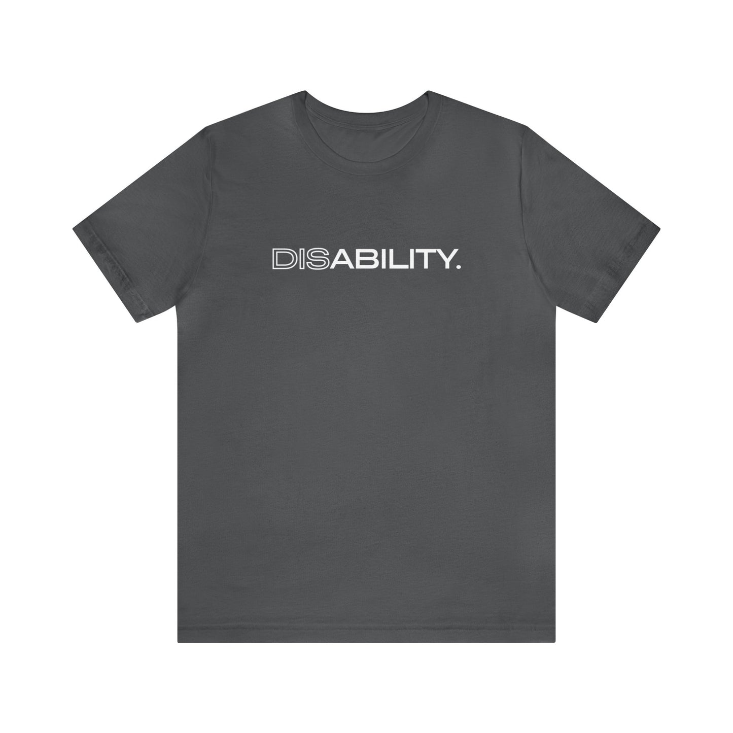 DisAbility Logo - Unisex Jersey Short Sleeve Tee