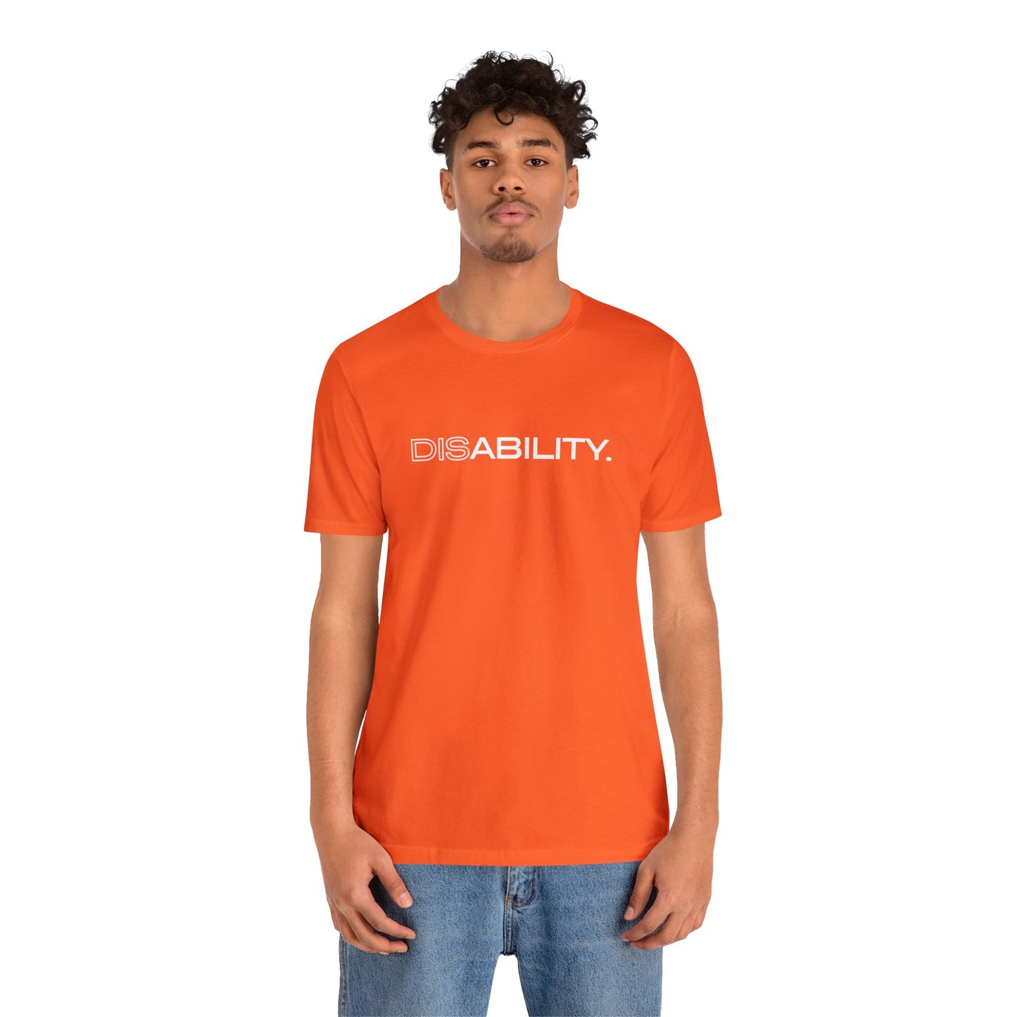 DisAbility Logo - Unisex Jersey Short Sleeve Tee