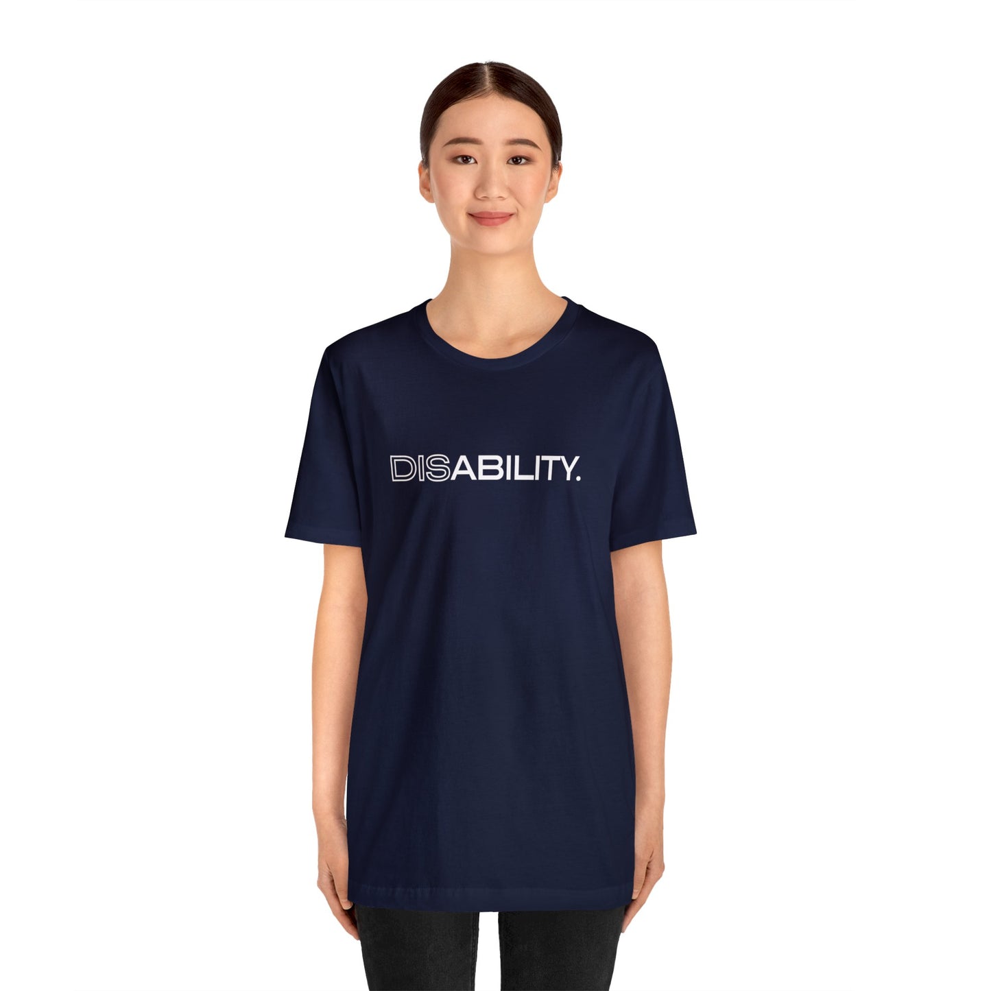 DisAbility Logo - Unisex Jersey Short Sleeve Tee