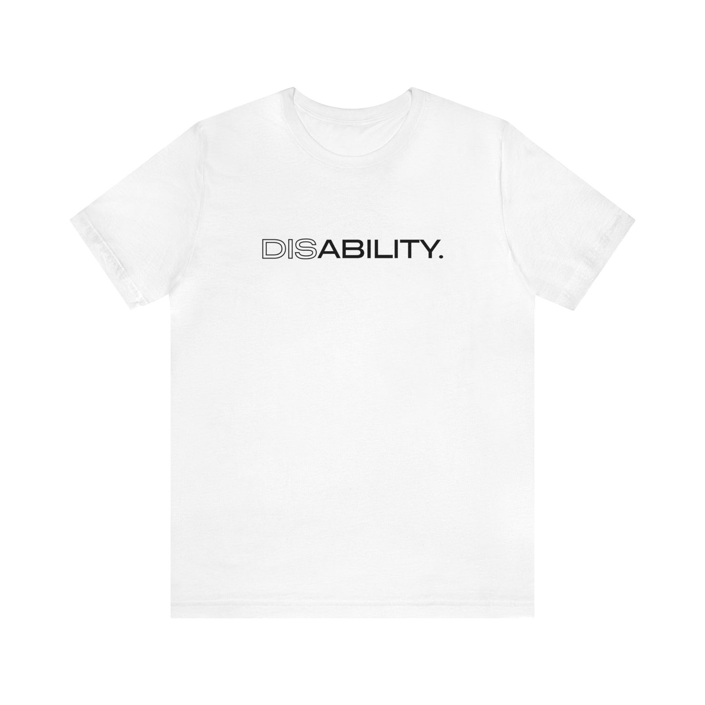 DisAbility Logo - Unisex Jersey Short Sleeve Tee