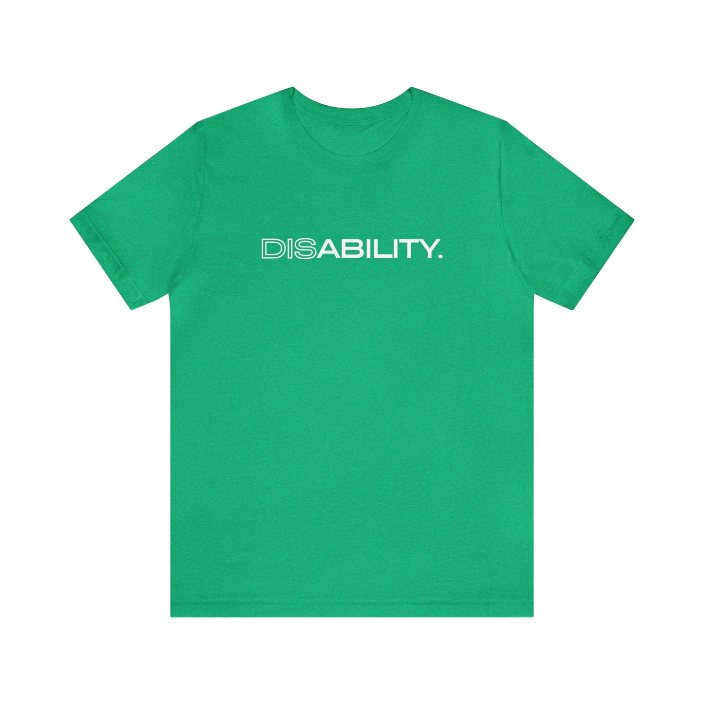 DisAbility Logo - Unisex Jersey Short Sleeve Tee