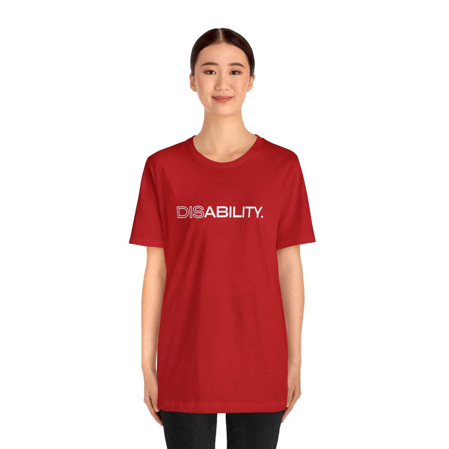 DisAbility Logo - Unisex Jersey Short Sleeve Tee