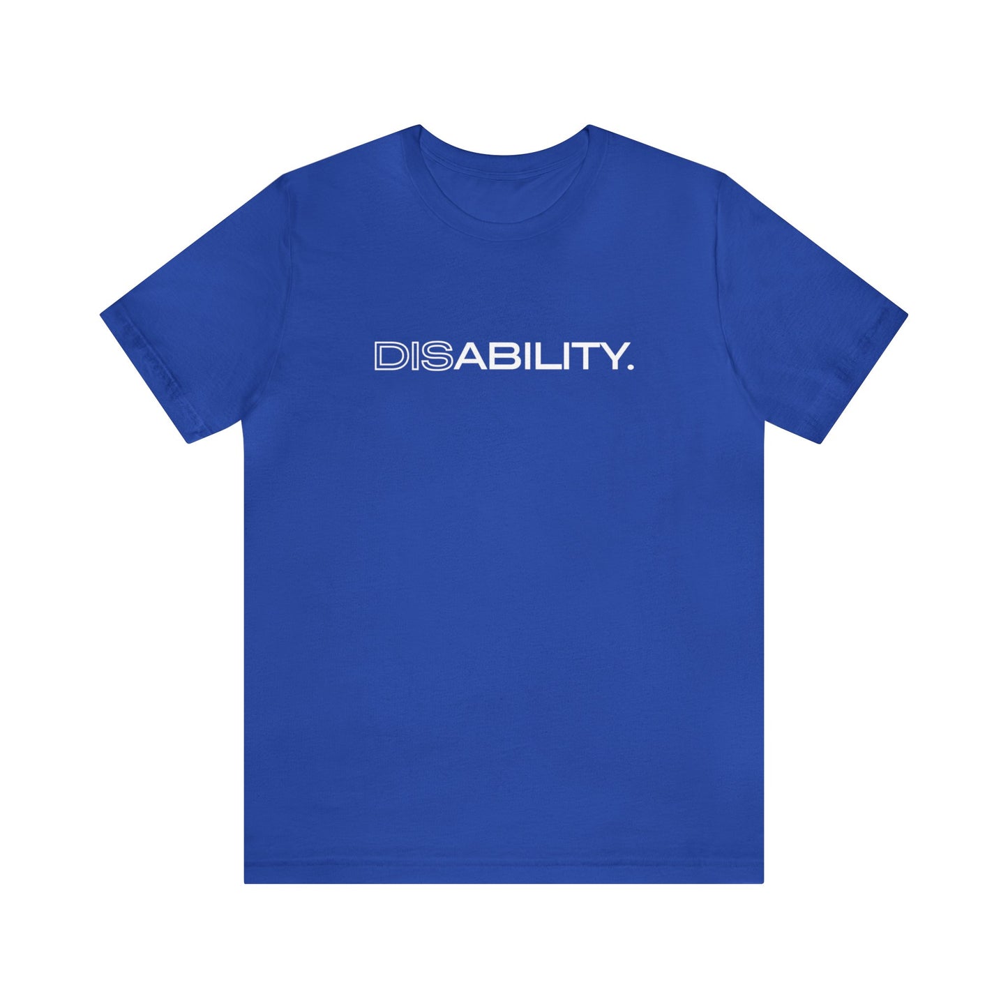 DisAbility Logo - Unisex Jersey Short Sleeve Tee