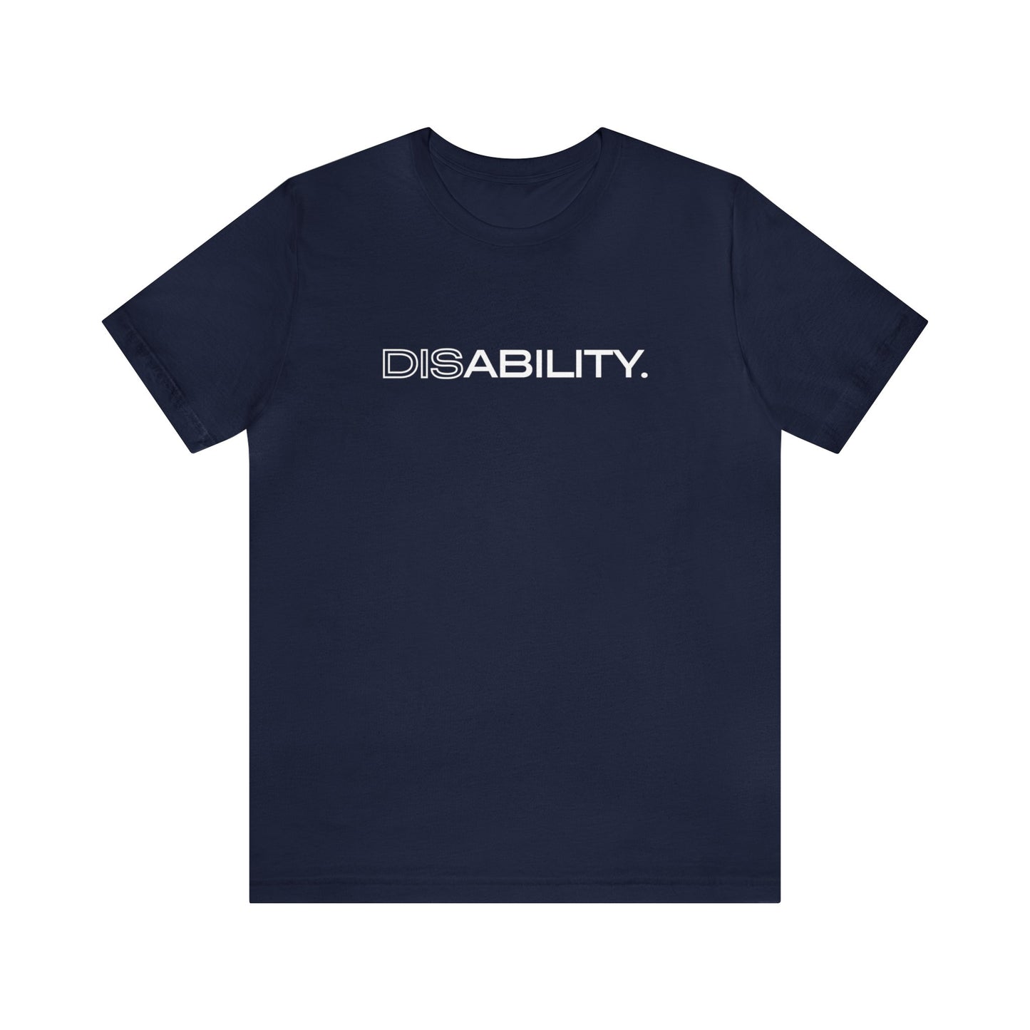 DisAbility Logo - Unisex Jersey Short Sleeve Tee