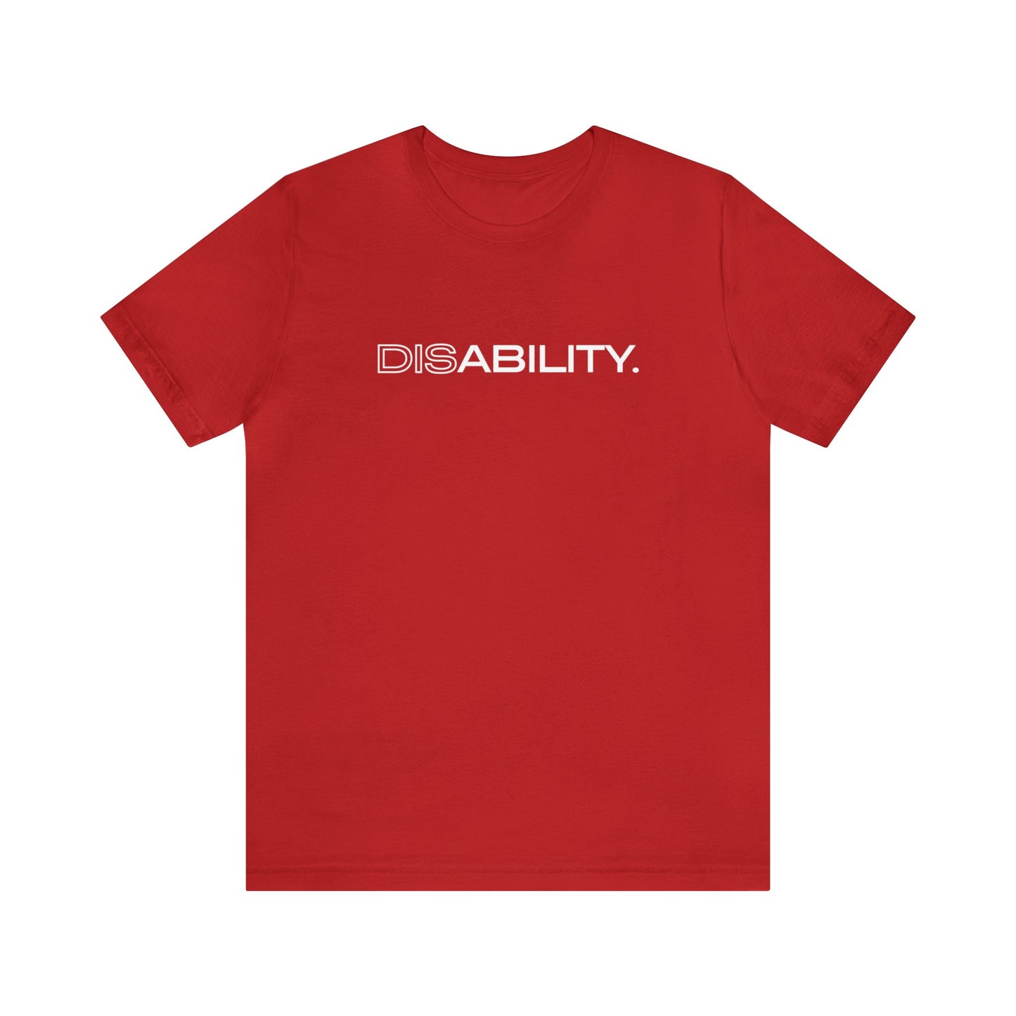 DisAbility Logo - Unisex Jersey Short Sleeve Tee