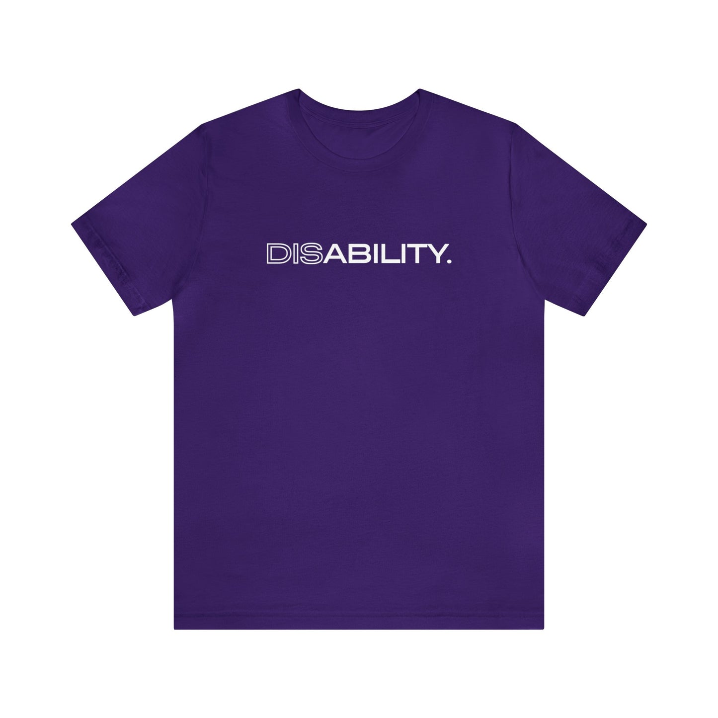 DisAbility Logo - Unisex Jersey Short Sleeve Tee