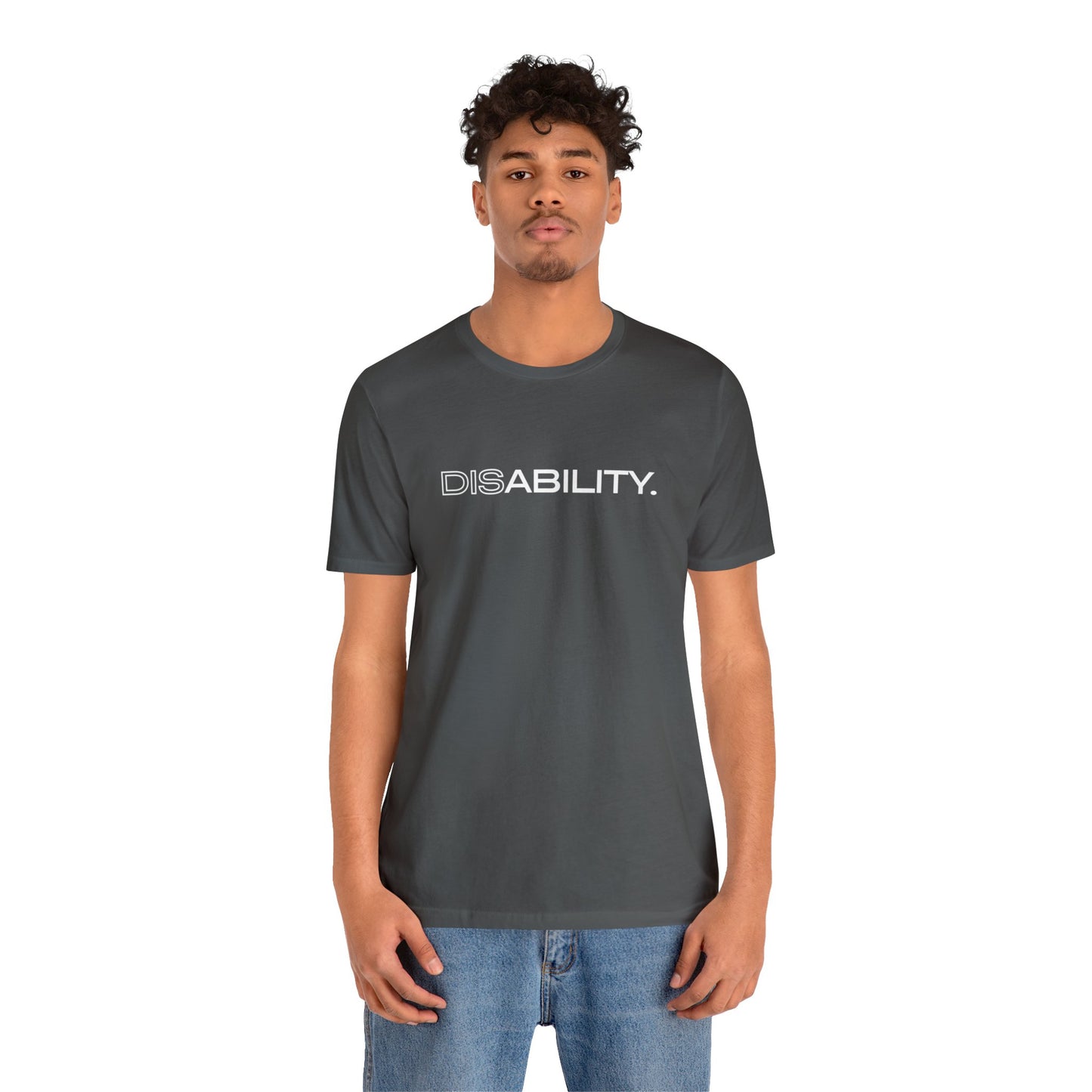 DisAbility Logo - Unisex Jersey Short Sleeve Tee