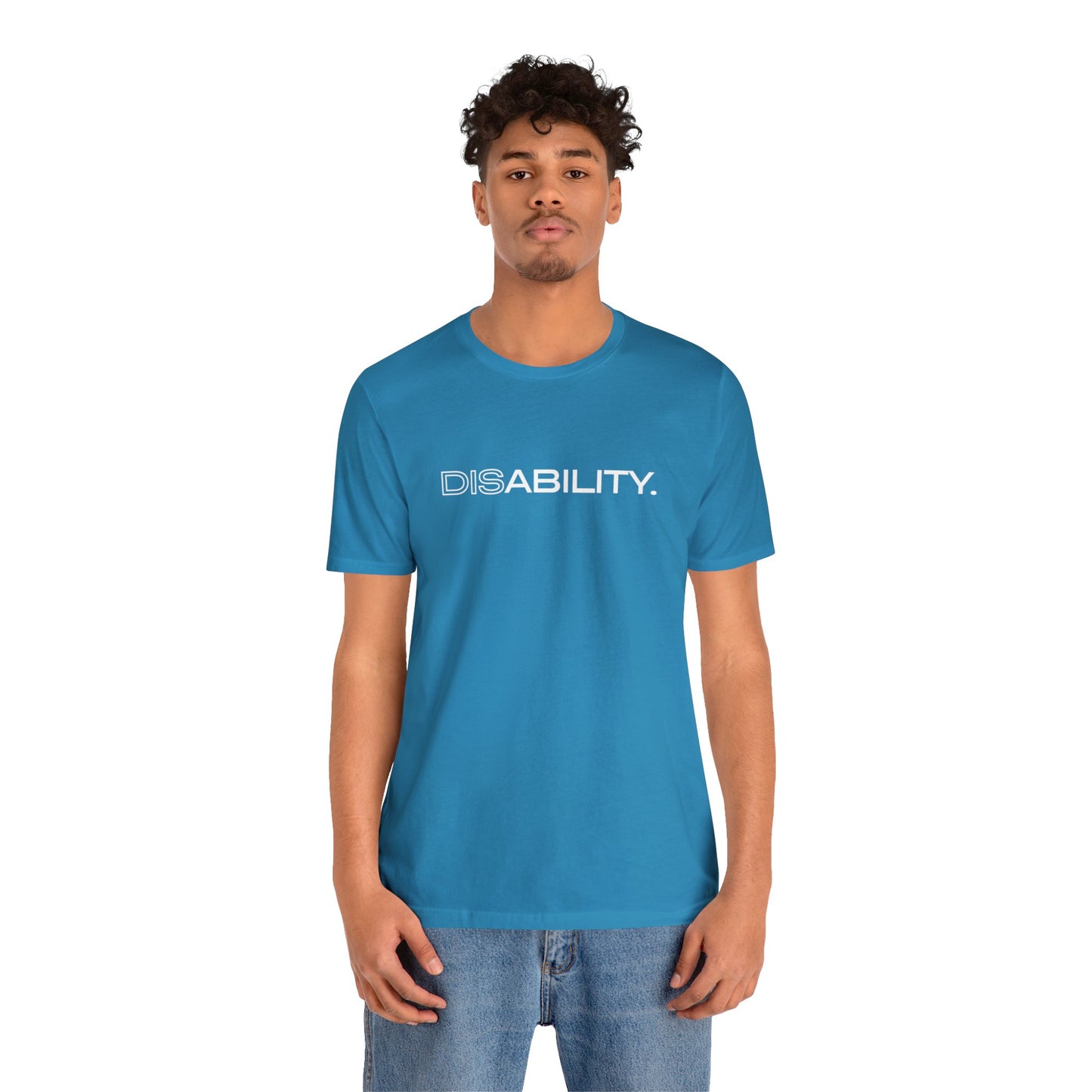 DisAbility Logo - Unisex Jersey Short Sleeve Tee