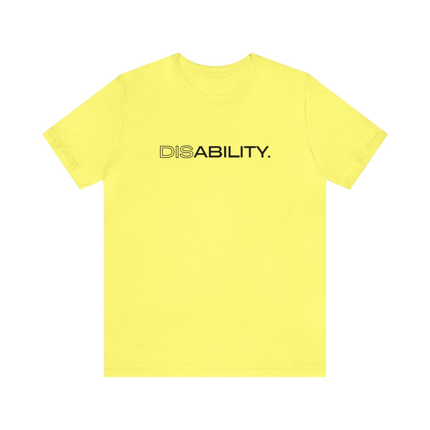 DisAbility Logo - Unisex Jersey Short Sleeve Tee