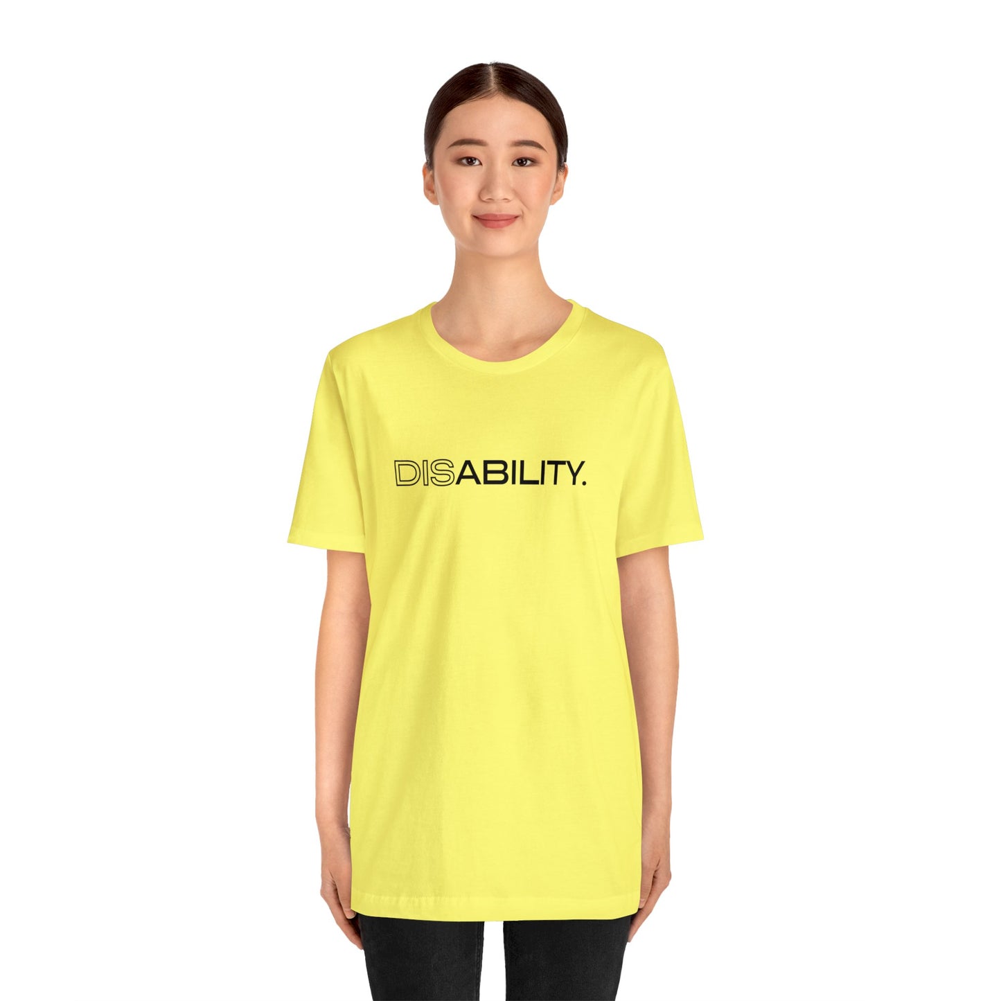 DisAbility Logo - Unisex Jersey Short Sleeve Tee
