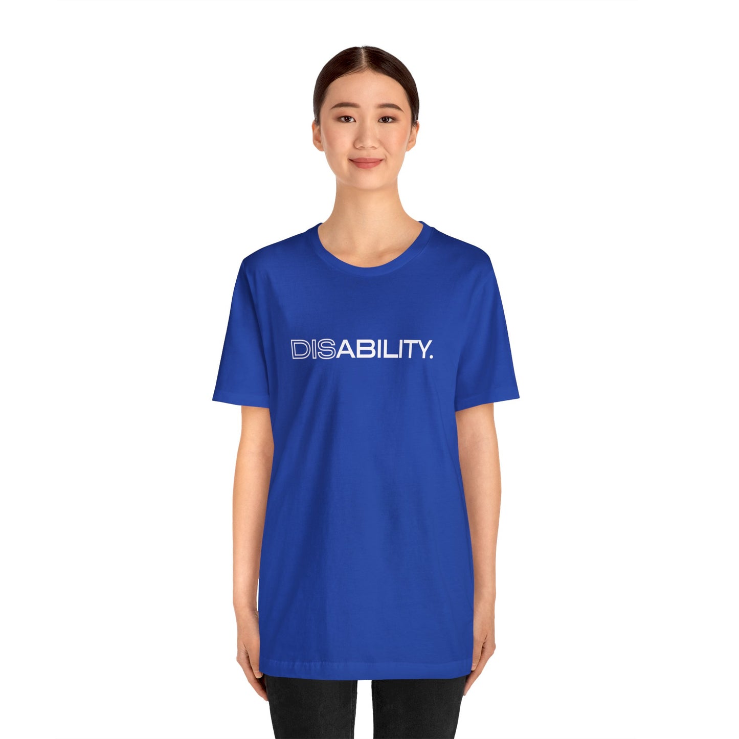DisAbility Logo - Unisex Jersey Short Sleeve Tee