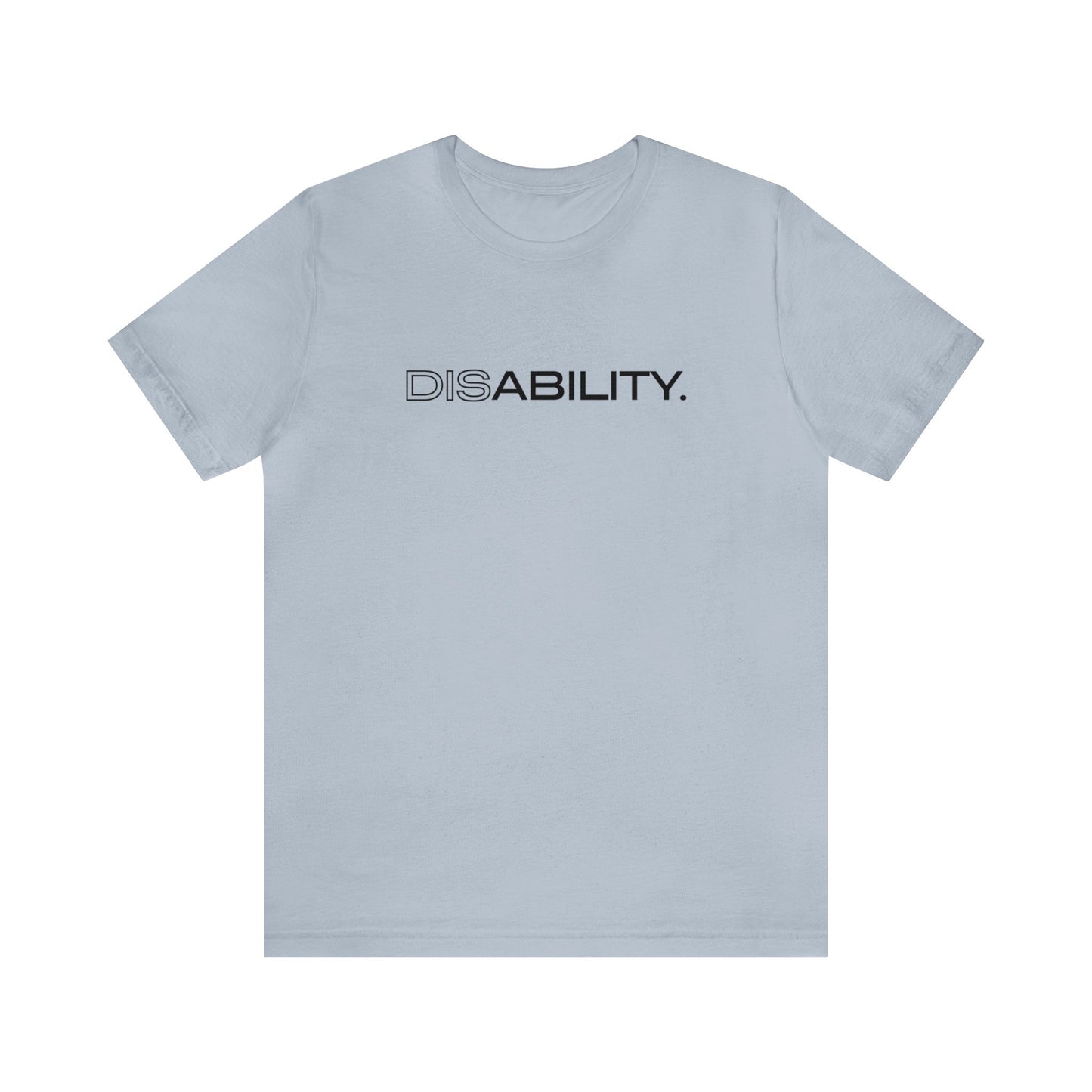 DisAbility Logo - Unisex Jersey Short Sleeve Tee