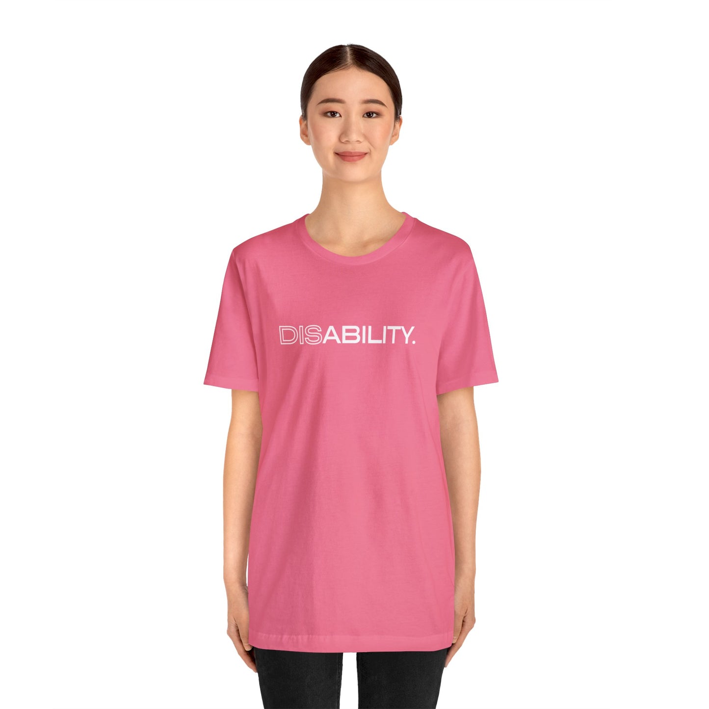 DisAbility Logo - Unisex Jersey Short Sleeve Tee