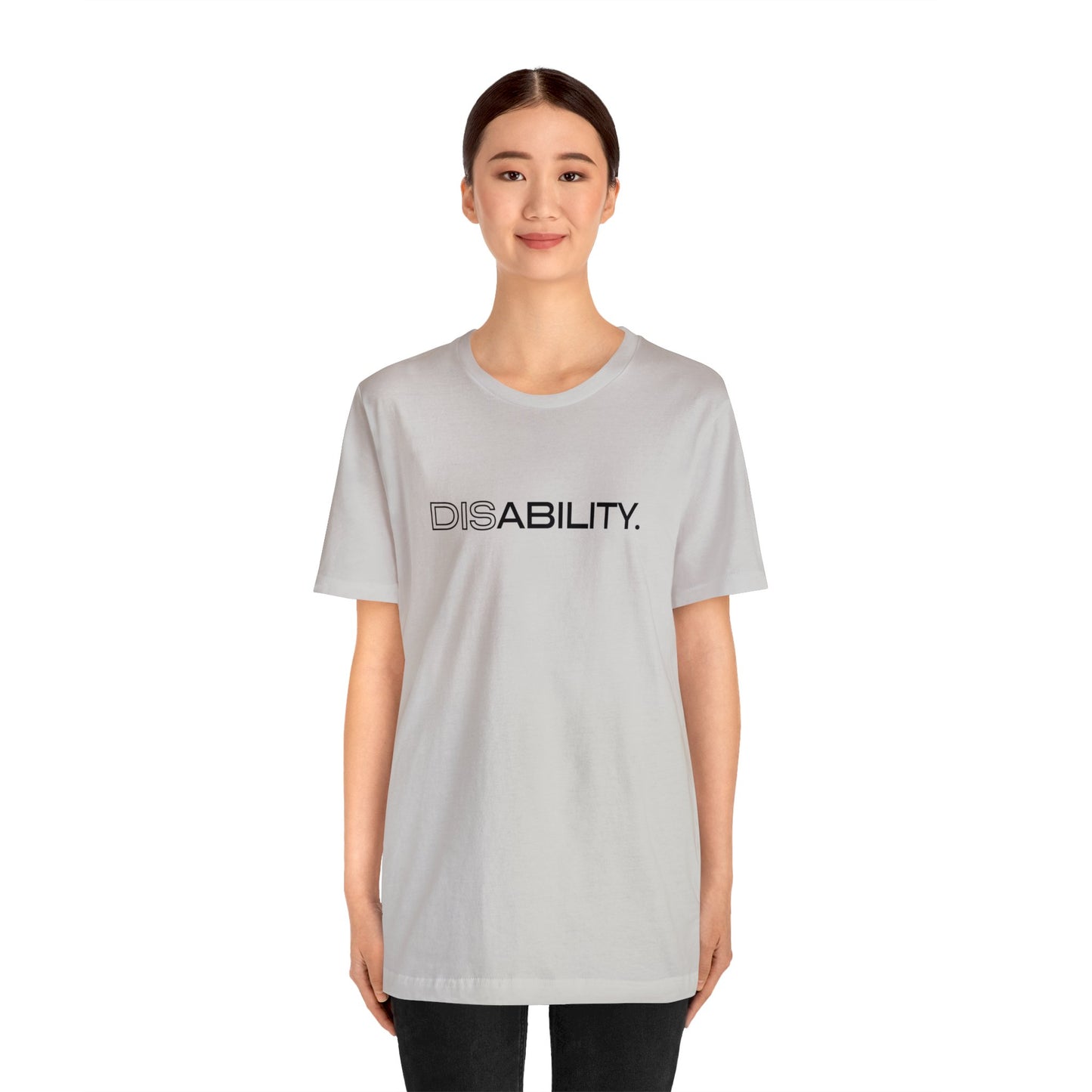 DisAbility Logo - Unisex Jersey Short Sleeve Tee