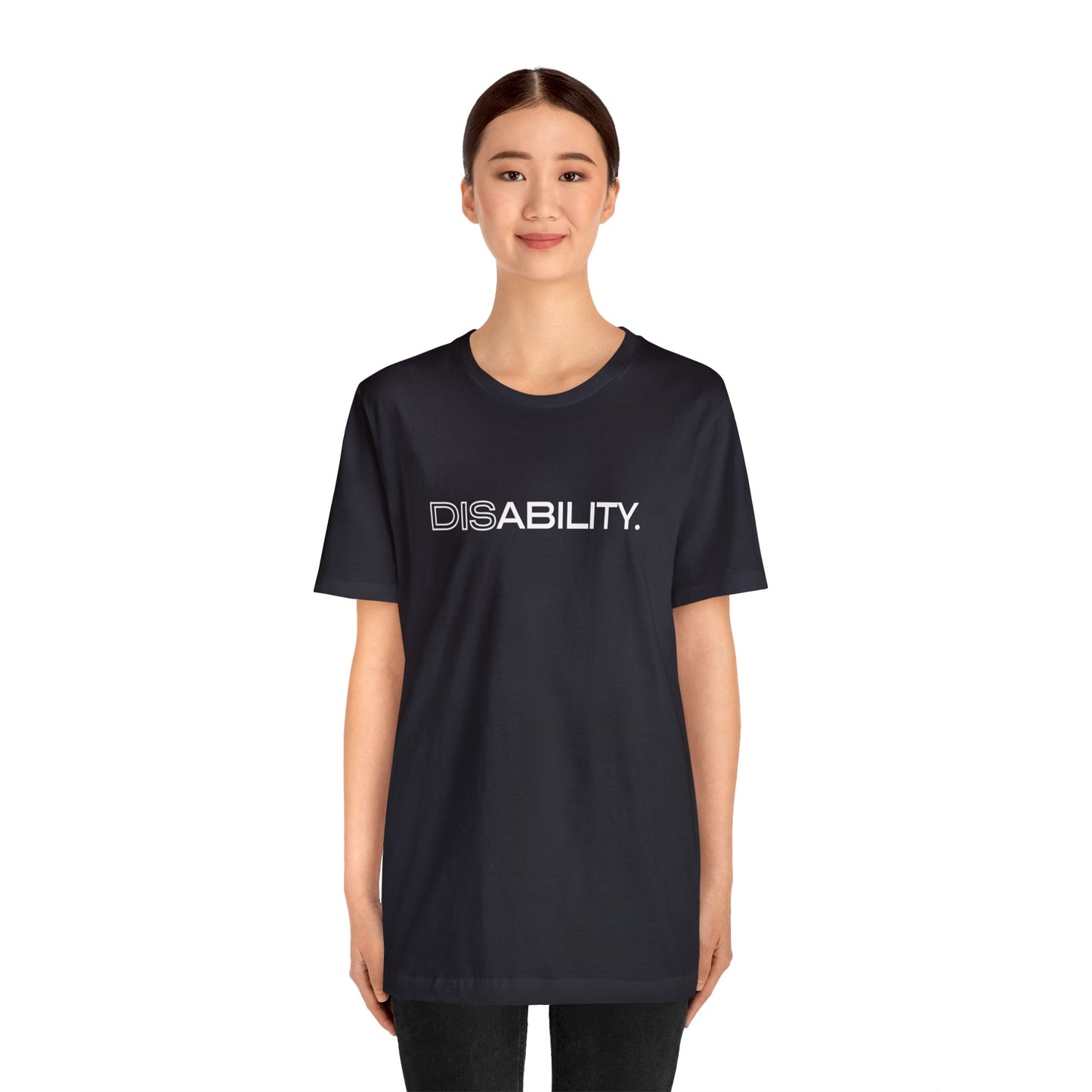 DisAbility Logo - Unisex Jersey Short Sleeve Tee