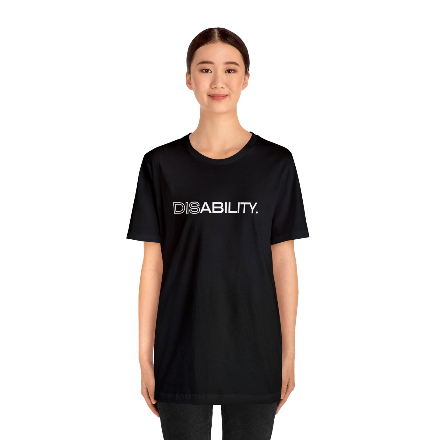 DisAbility Logo - Unisex Jersey Short Sleeve Tee